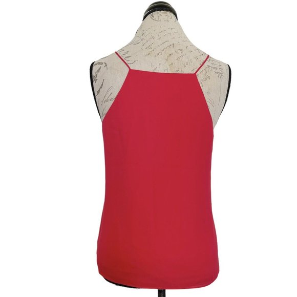 WAYF Posie Strappy Camisole In Red Lipstick - Size S - Picture 9 of 16